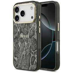 Guess Python Pattern MagSafe (GUHMP17LHIMPYGK) iPhone 17 Pro Black