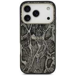 Guess Python Pattern MagSafe (GUHMP17LHIMPYGK) iPhone 17 Pro Black