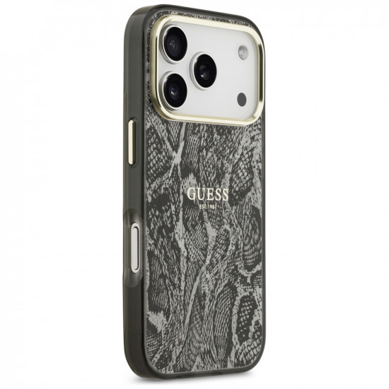 Guess Python Pattern MagSafe (GUHMP17LHIMPYGK) iPhone 17 Pro Black