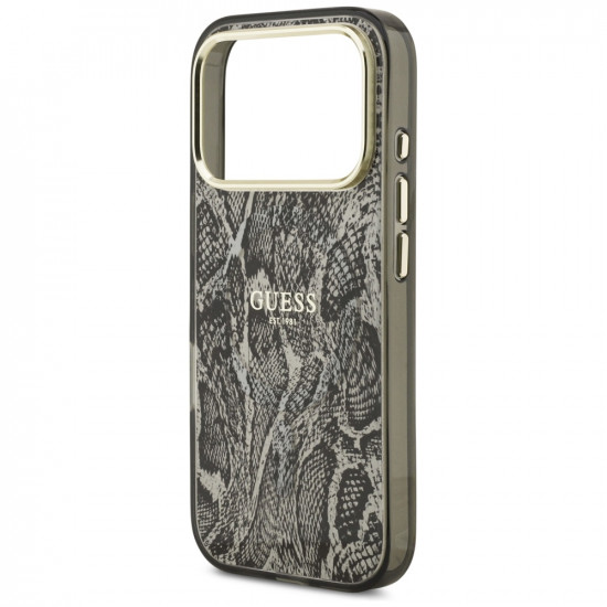 Guess Python Pattern MagSafe (GUHMP17LHIMPYGK) iPhone 17 Pro Black