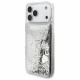 Guess Liquid Glitter Charms (GUHCP17XGLHFLSI) iPhone 17 Pro Max Silver