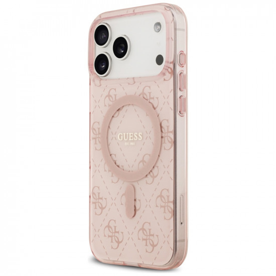 Guess IML 4G Background MagSafe (GUHMP17XH4DTEP) iPhone 17 Pro Max Pink