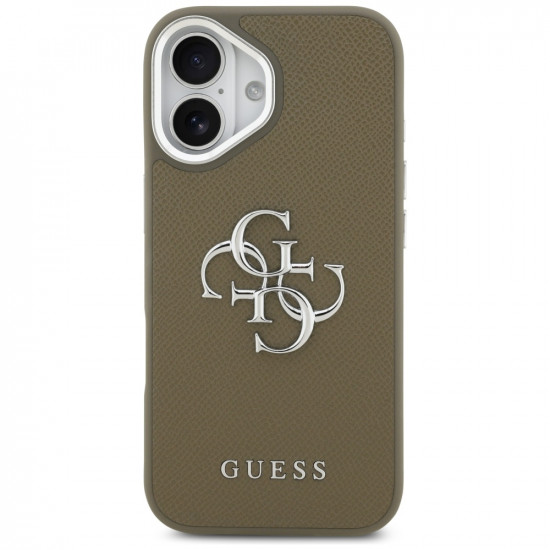 Guess Hardcase Grained Big 4G Classic Logo (GUHCP17SPG4SMCEW) iPhone 17 Brown Guess Hardcase Grained Big 4G Classic Logo (GUHCP17SPG4SMCEW) iPhone 17 Brown