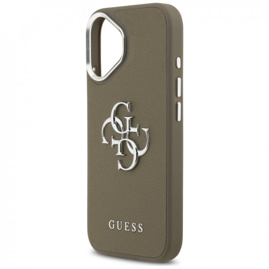 Guess Hardcase Grained Big 4G Classic Logo (GUHCP17SPG4SMCEW) iPhone 17 Brown Guess Hardcase Grained Big 4G Classic Logo (GUHCP17SPG4SMCEW) iPhone 17 Brown