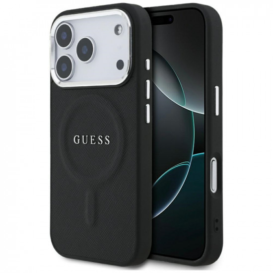 Guess Hardcase Classic Logo MagSafe (GUHMP17LPSAREGSK) iPhone 17 Pro Black