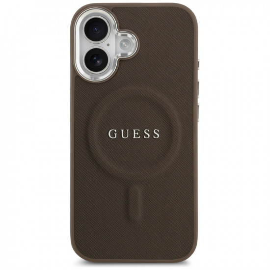 Guess Hardcase Classic Logo MagSafe (GUHMP17SPSAREGSW) iPhone 17 Brown Guess Hardcase Classic Logo MagSafe (GUHMP17SPSAREGSW) iPhone 17 Brown
