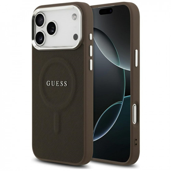 Guess Hardcase Classic Logo MagSafe (GUHMP17XPSAREGSW) iPhone 17 Pro Max Brown