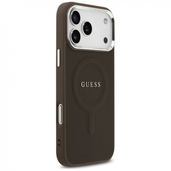 Guess Hardcase Classic Logo MagSafe (GUHMP17XPSAREGSW) iPhone 17 Pro Max Brown
