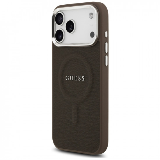 Guess Hardcase Classic Logo MagSafe (GUHMP17XPSAREGSW) iPhone 17 Pro Max Brown