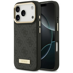 Guess Hardcase 4G Logo Plate MagSafe (GUHMP17LU4GPRK) iPhone 17 Pro Black