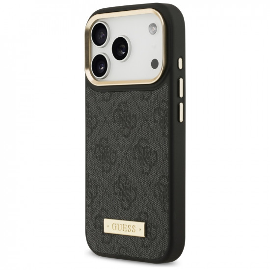 Guess Hardcase 4G Logo Plate MagSafe (GUHMP17LU4GPRK) iPhone 17 Pro Black