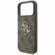 Guess Hardcase 4G Classic Logo with Pearl Strap (GUHCP17XP4GMGSW) iPhone 17 Pro Max Brown