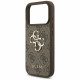 Guess Hardcase 4G Classic Logo with Pearl Strap (GUHCP17LP4GMGSW) iPhone 17 Pro Brown