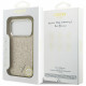 Guess Glitter Triangle Logo MagSafe (GUHMP17LPFGTSCMD) iPhone 17 Pro Gold