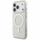 Guess IML Glitter with Pearl Strap MagSafe (GUHMP17XHGCRELST) iPhone 17 Pro Max Transparent