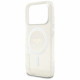 Guess IML Glitter with Pearl Strap MagSafe (GUHMP17XHGCRELST) iPhone 17 Pro Max Transparent