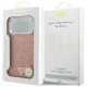 Guess Glitter Triangle Logo MagSafe (GUHMP17XPFGTSCMP) iPhone 17 Pro Max Pink