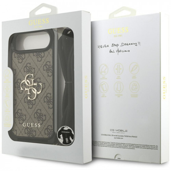 Guess Crossbody Cord 4G Big Logo (GUHCP17MP4GMGCRW) iPhone 17 Air Brown