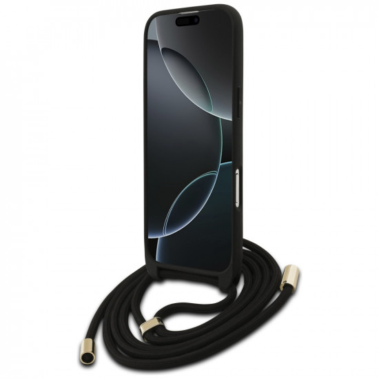 Guess Crossbody Cord 4G Big Logo (GUHCP17MP4GMGCRK) iPhone 17 Air Black