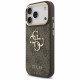 Guess Big 4G Classic Logo with Big Strap Metal Buttons (GUHCP17LP4G4BCSW) iPhone 17 Pro Brown