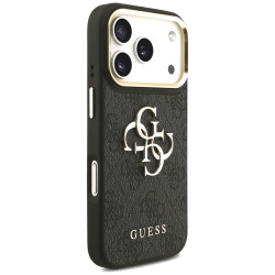 Guess Big 4G Classic Logo with Big Strap Metal Buttons (GUHCP17LP4G4BCSK) iPhone 17 Pro Black