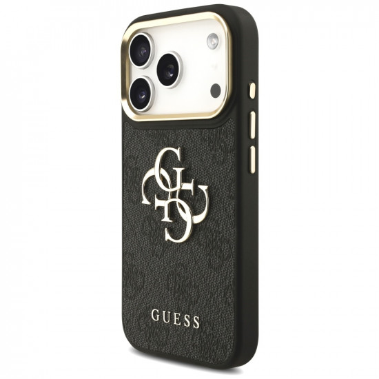 Guess Big 4G Classic Logo with Big Strap Metal Buttons (GUHCP17LP4G4BCSK) iPhone 17 Pro Black