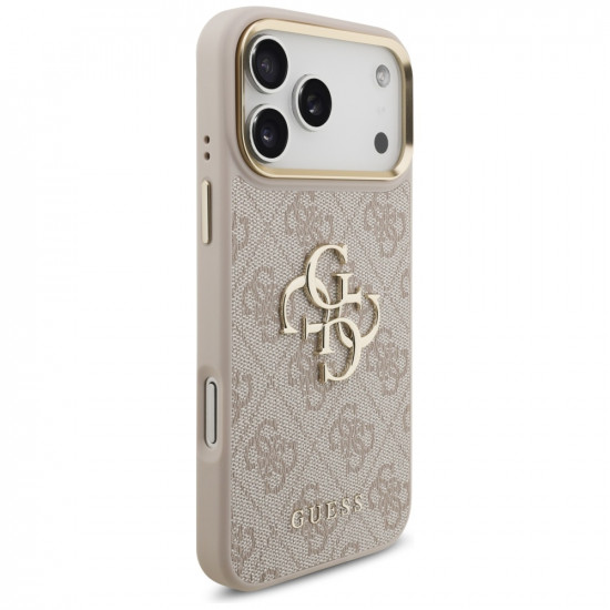 Guess Big 4G Classic Logo with Big Strap Metal Buttons (GUHCP17XP4G4BCSP) iPhone 17 Pro Max Pink
