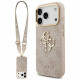 Guess Big 4G Classic Logo with Big Strap Metal Buttons (GUHCP17LP4G4BCSP) iPhone 17 Pro Pink