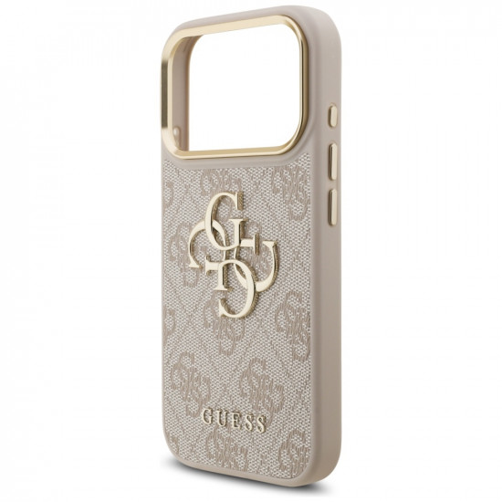 Guess Big 4G Classic Logo with Big Strap Metal Buttons (GUHCP17LP4G4BCSP) iPhone 17 Pro Pink