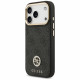 Guess 4G Strass Logo with Big Strap Metal Button MagSafe (GUHMP17LP4G4DCSK) iPhone 17 Pro Black