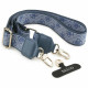 Guess 4G Strass Logo with Big Strap Metal Button MagSafe (GUHMP17LP4G4DCSB) iPhone 17 Pro Blue