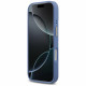 Guess 4G Strass Logo with Big Strap Metal Button MagSafe (GUHMP17LP4G4DCSB) iPhone 17 Pro Blue