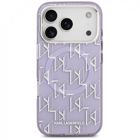 Karl Lagerfeld IML MagSafe KL Monogram (KLHMP17XHMIKLMEU) iPhone 17 Pro Max Purple