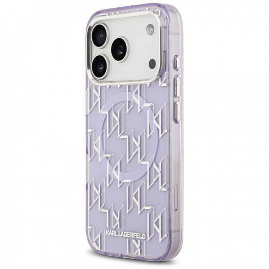 Karl Lagerfeld IML MagSafe KL Monogram (KLHMP17LHMIKLMEU) iPhone 17 Pro Purple