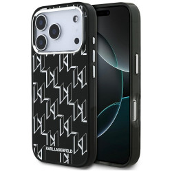Karl Lagerfeld IML MagSafe KL Monogram (KLHMP17LHMIKLMEK) iPhone 17 Pro Black