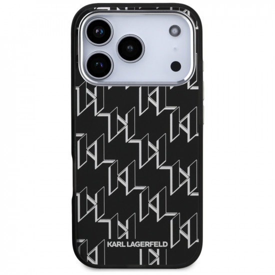 Karl Lagerfeld IML MagSafe KL Monogram (KLHMP17LHMIKLMEK) iPhone 17 Pro Black