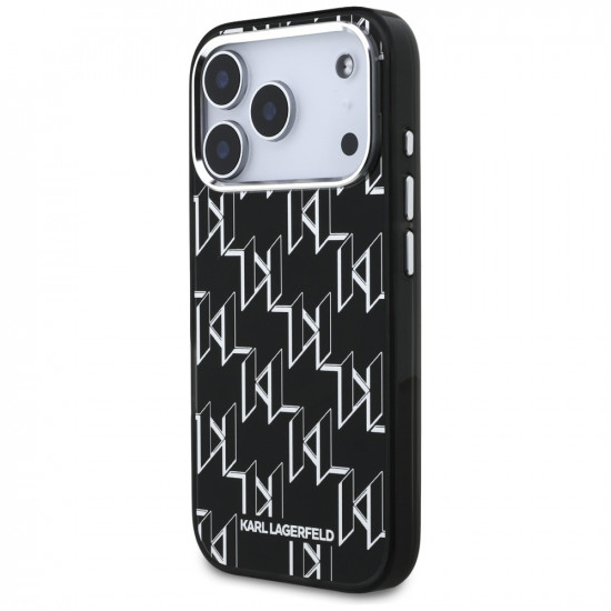 Karl Lagerfeld IML MagSafe KL Monogram (KLHMP17LHMIKLMEK) iPhone 17 Pro Black