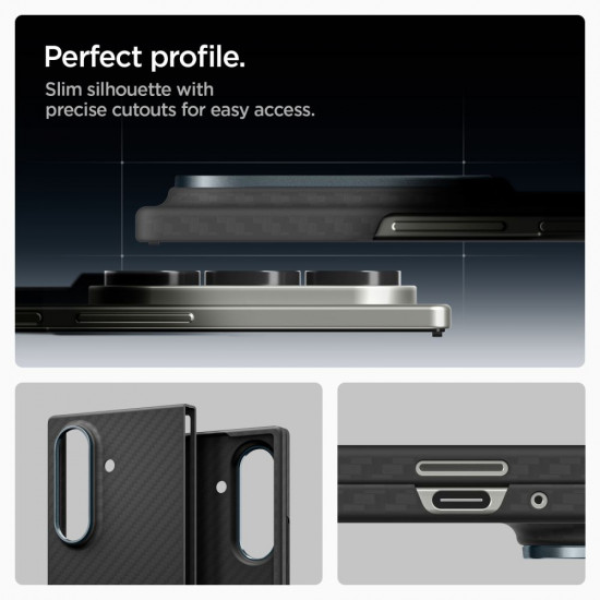 Spigen Air Skin Samsung Galaxy Z Fold7 Aramid Black