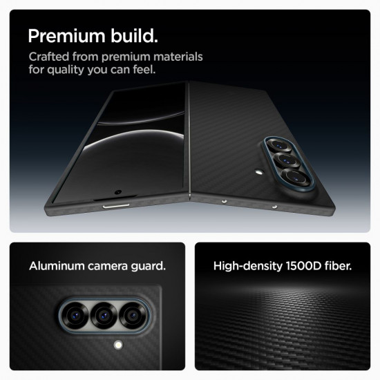 Spigen Air Skin Samsung Galaxy Z Fold7 Aramid Black