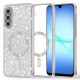 Techsuit Luxury Glitter MagSafe Samsung Galaxy A17 5G / A17 4G Silver