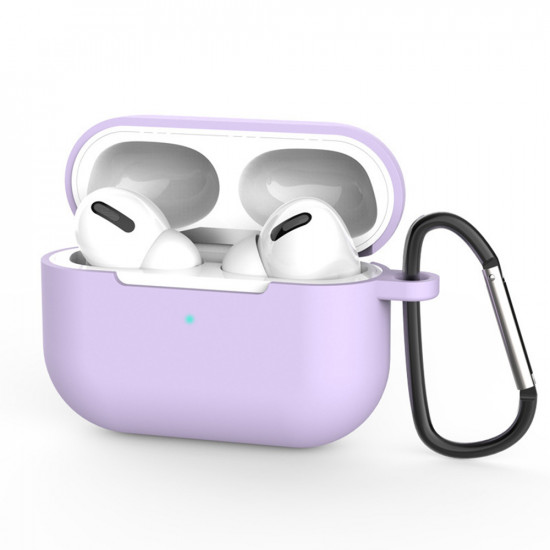 Techsuit Silicone Case for AirPods Pro 3, Smooth Ultrathin Material Purple Techsuit Silicone Case for AirPods Pro 3, Smooth Ultrathin Material Purple