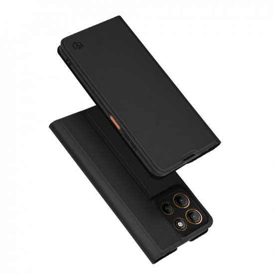 Techsuit Magskin Book Motorola Moto G15 / G15 Power Black
