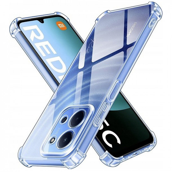 Techsuit Shockproof Clear Silicone Xiaomi Redmi 15C 4G / Redmi 15C 5G Clear