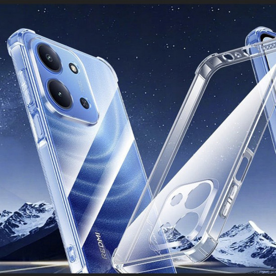 Techsuit Shockproof Clear Silicone Xiaomi Redmi 15C 4G / Redmi 15C 5G Clear