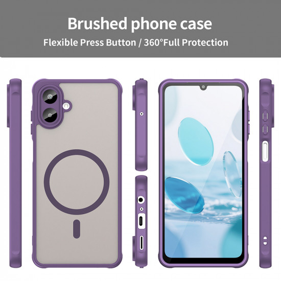 Techsuit HaloFrost II MagSafe Samsung Galaxy A07 4G Purple Techsuit HaloFrost II MagSafe Samsung Galaxy A07 4G Purple