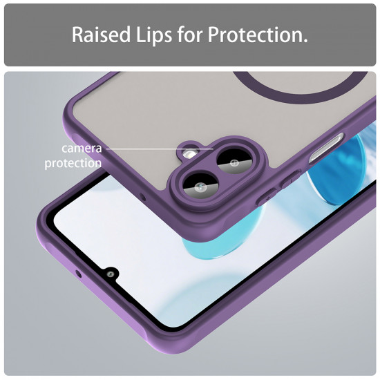 Techsuit HaloFrost II MagSafe Samsung Galaxy A07 4G Purple Techsuit HaloFrost II MagSafe Samsung Galaxy A07 4G Purple