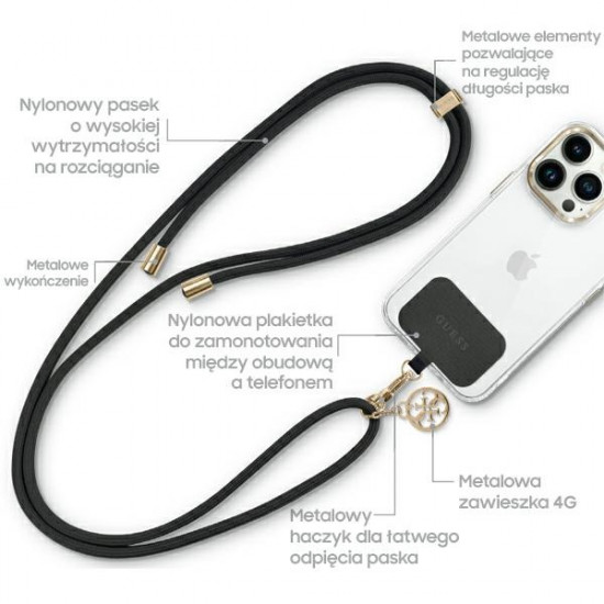 Guess GUUCNMG4EK Universal CBDY Cord black