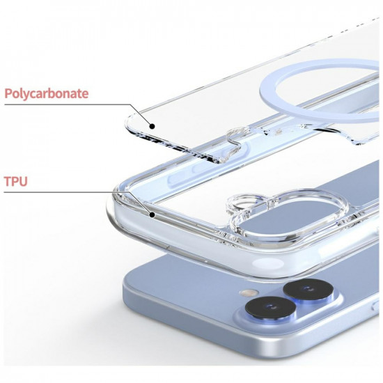 Araree Duple M Air MagSafe Case for iPhone 17 Blue
