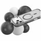 Araree Duple M Air MagSafe Case for iPhone 17 Pro Max Gray