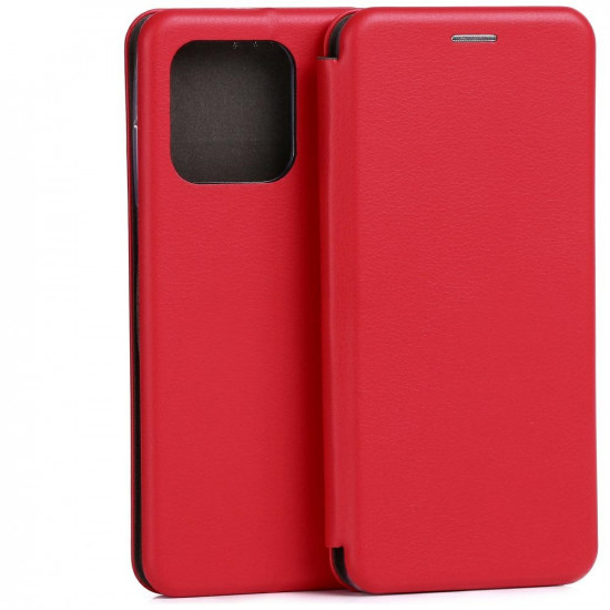 Beline Book Magnetic Case for Motorola Edge 60 Pro Red